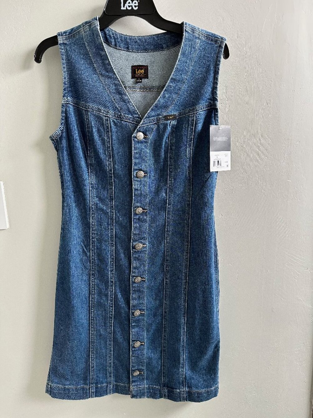 Levi's Women's NWT Denim Jean Button Down Dress Size S